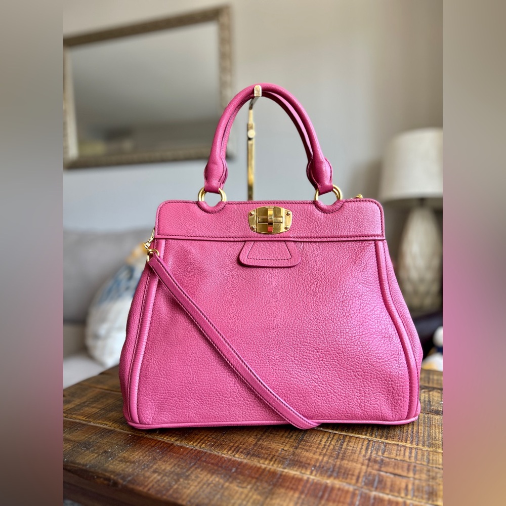 Miu Miu 2012 Turn Lock Frame Satchel - Taiwan Exclusive EUC